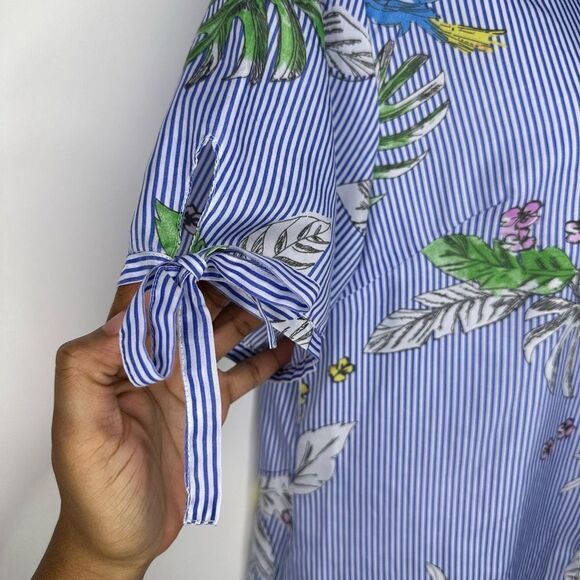 Twilo Floral Stripe Sundress - Picture 14 of 15